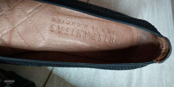 Кожаные качественные крутые туфли HISPANITAS 37 р кожа везде (фото #10)