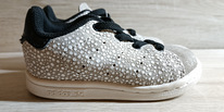 Шкіряні фірмові кросівки для малюка від Adidas - 20 р
