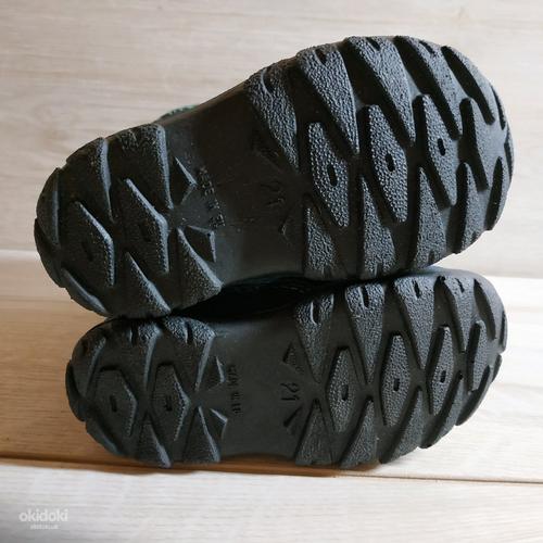 Шкіряні фірмові чобітки для дівчинки 21 р - Зима (фото #6)