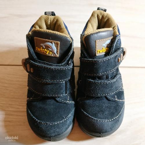 Шкіряні фірмові дитячі черевички від Twisty 21 р утеплені (фото #5)