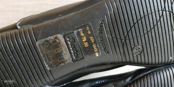 Кожаные фирменные туфельки из мягкой кожи от Bata- Италия 40 (фото #6)