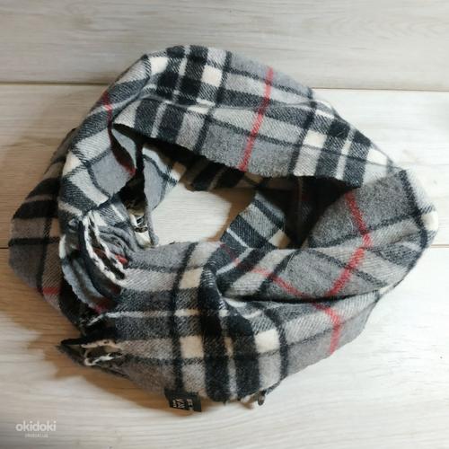 Фірмовий базовий шарф з 100% лама вовни - Італія (фото #1)