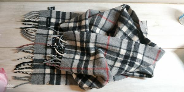 Фирменный базовый шарф из 100 % лама шерсти - Италия (фото #8)