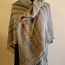 Стильный фирменный большой платок от Mooilo натуральная шерс (фото #3)