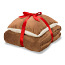 Warm Hug коричневый комплект -плед (200х200) +подушка, новый (фото #2)