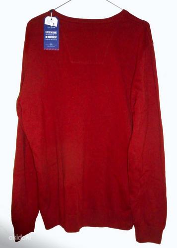 Tom Tailor мужской свитер бордового цвета из 100% хлопка, XL, новый (фото #3)