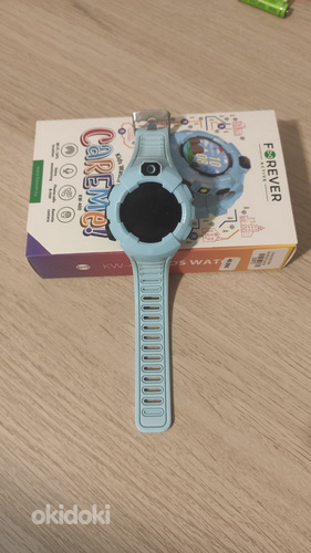 Умные часы Forever Kids Watch KW-400 GPS Care Me Blue (фото #1)