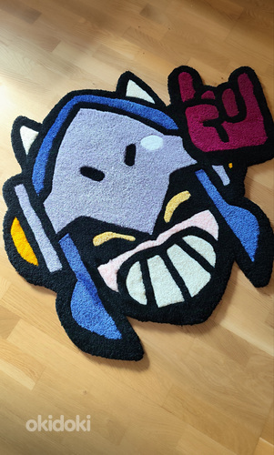 Ковёр ручной работы с персонажем Драко Бравлером (Brawl Stars)