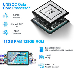 Планшет Doogee t10s, android 13, 2sim, 11gb ram, 128gb (5 фото из 6)