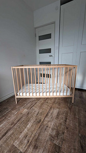 Хорошее состояние Детская кровать/кровать 60x120 (из IKEA) + матрас