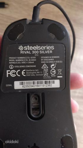 Мышь SteelSeries 300 Rival серебристая (фото #3)