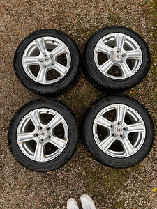 ДИСКИ + ЗИМНИЕ ШИНЫ 5x114,3 205/55 R16 (1 фото из 9)