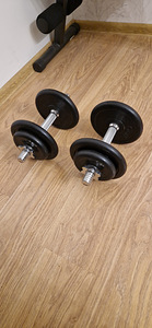 Hantlid (kummikattega) 2×10 kg (3 foto / 3)
