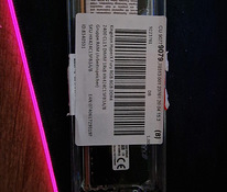 Muutmälu (RAM) Kingston HyperX Fury RGB DDR4, 8gb