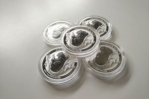 Austraalia Koala hõbemündid (5x 1 oz)