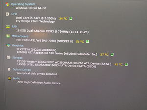 I5-3470/H61M/16 ГБ ОЗУ/SSD 160 ГБ/жесткий диск 250 ГБ/ Radeo (2 фото из 7)