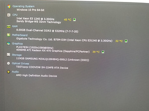 Intel E3-1240/B75M/8GB/Nvme 128GB/Radeon RX 470 4GB (2 foto / 9)