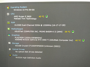 Ryzen 5 3600/B450M/16GB RAM/SSD 1TB/RTX 3060TI 8GB (3 foto / 10)