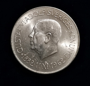 Originaal hõbe rootsi 5 kronor 1962 (2 foto / 2)