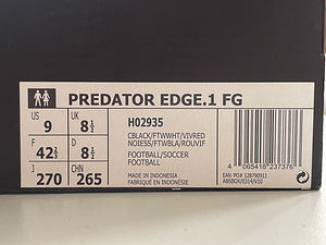 PREDATOR EDGE.1 FG (8 фото из 8)