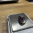 Серебряное кольцо с фиолетовым камнем, проба 916 (фото #2)