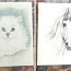 2 открытки художника, 2 открытки вместе (фото #1)
