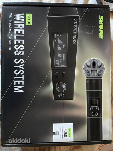 SHURE SLX-D Wireless System includes SM58