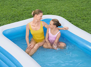UUS! BESTWAY Family täispuhutav bassein 305x183x56cm (4 foto / 10)