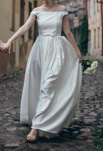 Свадебное платье, S-M (фото #2)