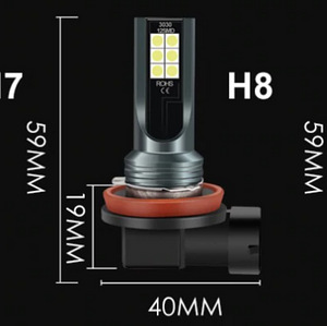 12V H8 LED 6000K 2tk komplekt (2 foto / 3)
