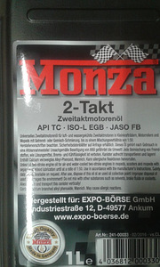 Õli 2x ja 4x taktiline Monza (2 foto / 2)