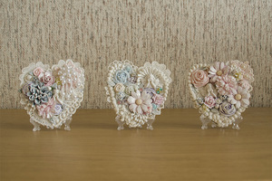 SHABBY CHIC СЕРДЦА. Комплект (5 фото из 6)