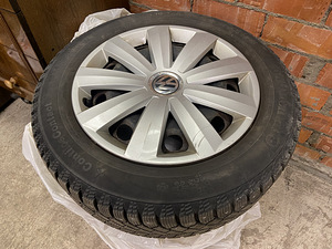 Plekk veljed koos rehvidega 195/60/R16 (1 foto / 2)
