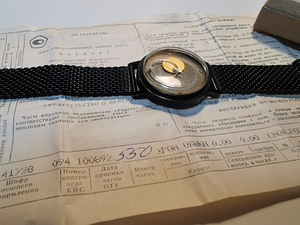Legendaarne käekell "Rakett" 2609.NP Copernicus dokumentide (6 foto / 8)