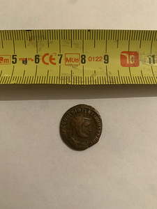 Diocletianuse Rooma antiikmünt AD 296-297 (5 foto / 5)