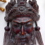 Vintage Aasia puidust keisri jumaluse mask (foto #1)