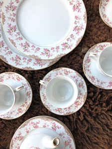 NORITAKE Rose China RI02 Japan komplekt vintage (4 foto / 7)