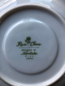 NORITAKE Rose China RI02 Japan komplekt vintage (6 foto / 7)