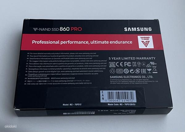 Samsung 860 PRO 2.5inch 512GB SATA3, 560/530MBs (фото #2)