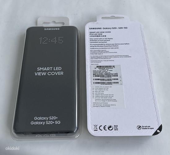 Samsung S20+ Smart Clear/Led View Cover , Black/Gray/White (фото #5)