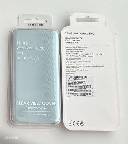 Samsung Galaxy S10e Clear View Cover White (foto #1)