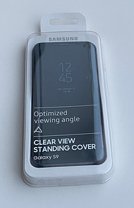 Samsung Galaxy S9 Clear View Cover Black/Blue