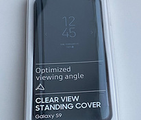 Samsung Galaxy S9 Clear/Led View Cover Black/Blue
