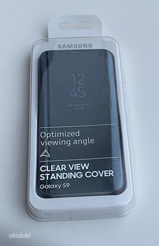 Samsung Galaxy S9 Clear View Cover Black/Blue (фото #1)