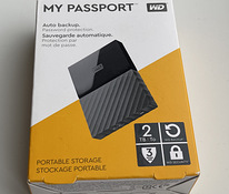 Western Digital My Passport 2TB/4TB Black/Blue/Yellow