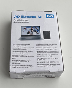 Western Digital WD Elements Portable SE 2TB / 4TB , Black (4 foto / 4)