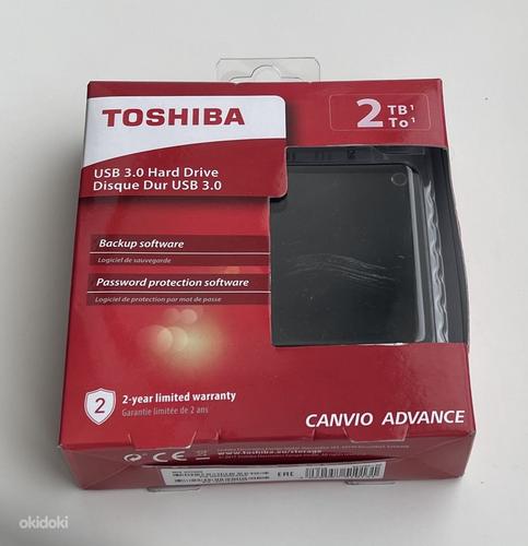 Toshiba Canvio Advance 2TB/4TB, USB 3.0 Black/Red (фото #1)