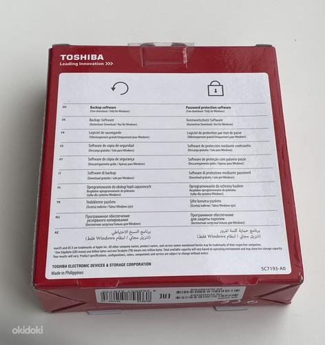 Toshiba Canvio Advance 2TB/4TB, USB 3.0 Black/Red (фото #4)