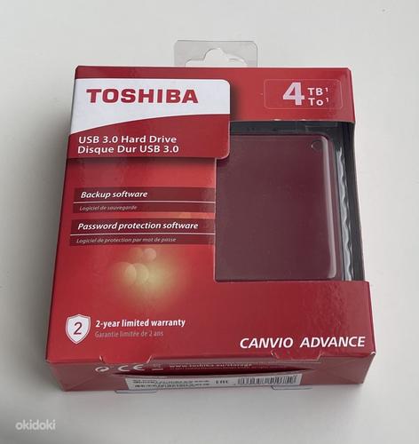 Toshiba Canvio Advance 2TB/4TB, USB 3.0 Black/Red (фото #5)