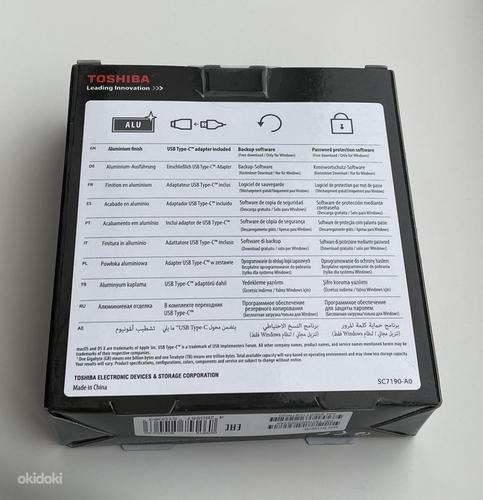 Toshiba Canvio Premium 2TB/3TB/4TB, USB 3.0 Silver/Black (фото #2)